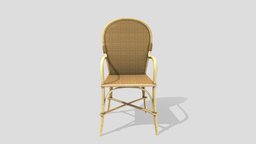 Bamboo Rattan Lounge Chair