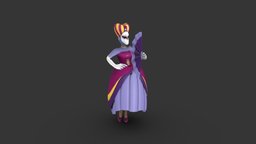 Carnival Character 4 lowpoly