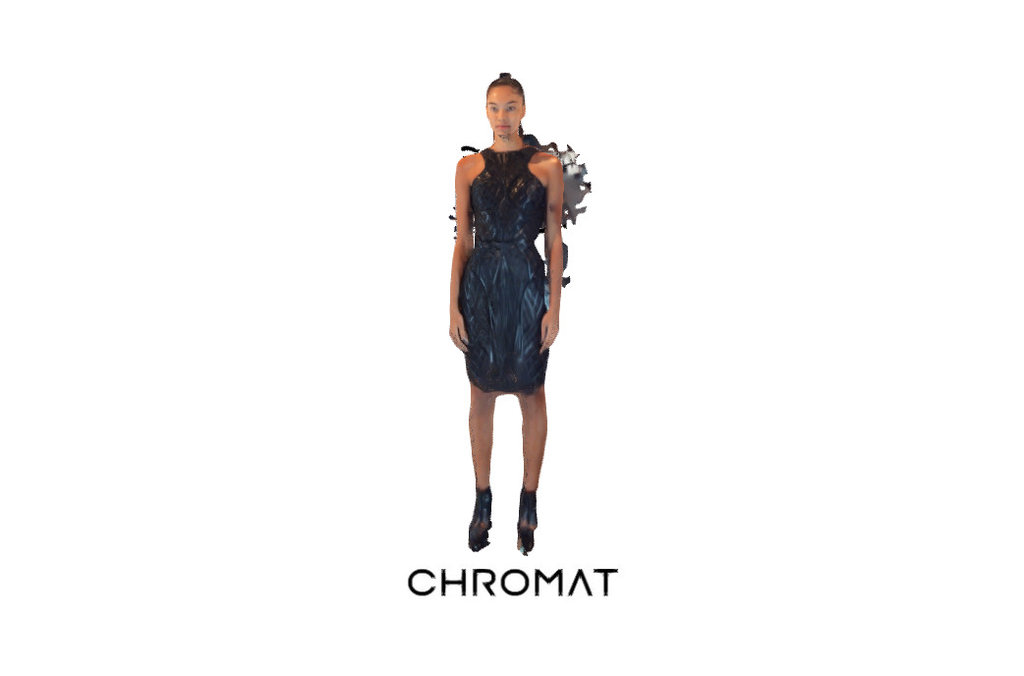 Elizabeth in the Adrenaline Dress, created in collaboration with Francis Botonti and Intel. 

Scanned at Chromat's SS16 runway show at New York Fashion Week.

See the full collection at http://chromat.co/ - Elizabeth for Chromat - 3D model by CHROMAT 3d model
