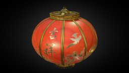 Chinese Lantern lantern, festival, celebrate, riches, peony, chinese-new-year, decoration, auspicious, good-fortune, zhong-shi-deng-long, deng-long, guo-nian, nong-li-xin-nian