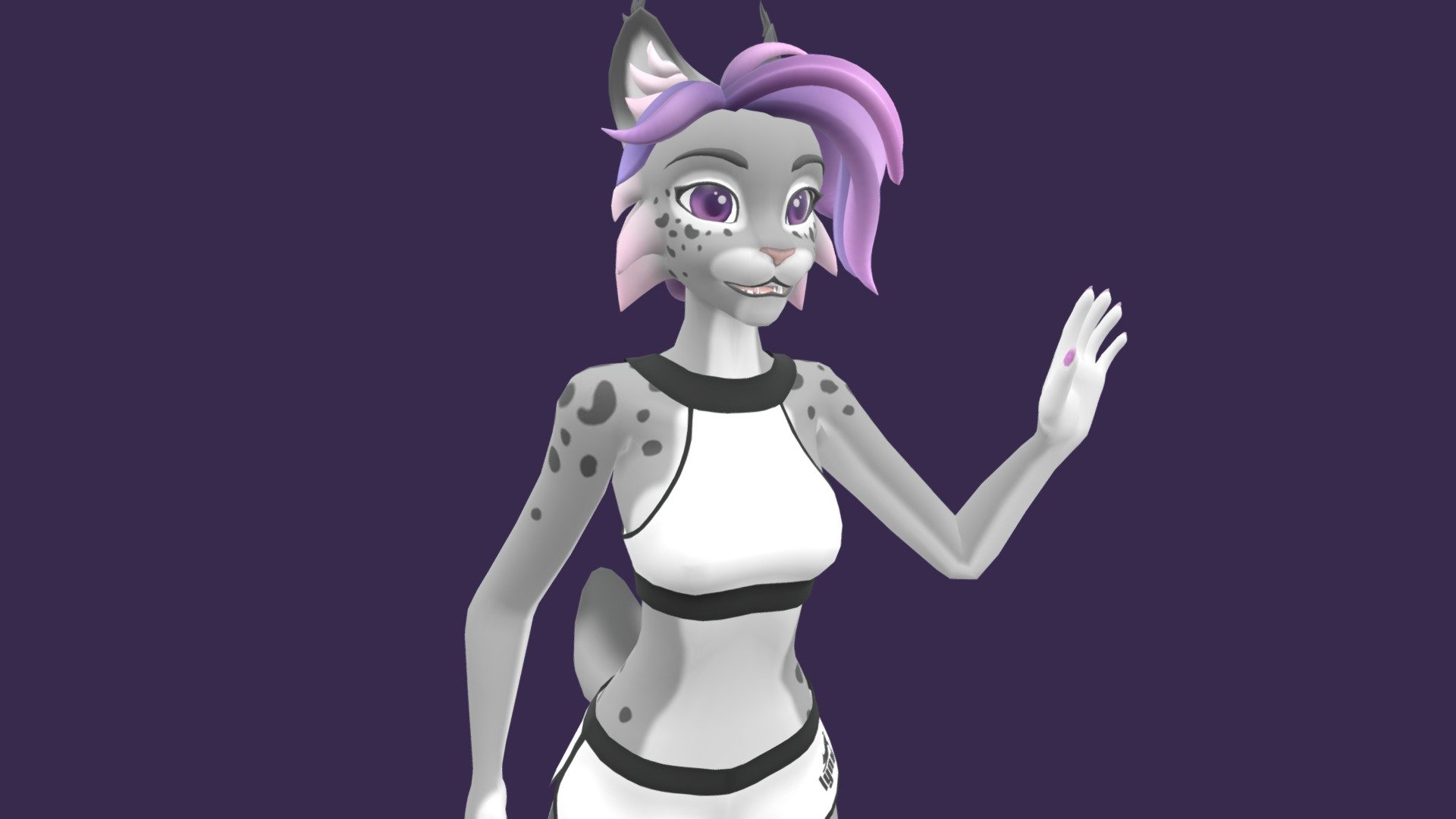 Cute and sexy furry avatar fully prepared for import into VRChat.
Avatar is designed for PC-only and suitable for use with or without full-body tracking.


Instead of 1000 words



video about avatar expressions

video about avatar dynamics

Full information

Setup manual

Terms of use

I hope you will enjoy Jen Lynx avatar ^.^

If you have questions about the avatar - mail me tochechkavhoda@gmail.com

If you want to see my other work - you are welcome! - Jen Lynx (VRChat avatar) - Buy Royalty Free 3D model by tochechka 3d model