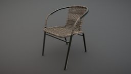 Stacking Rattan Armchair