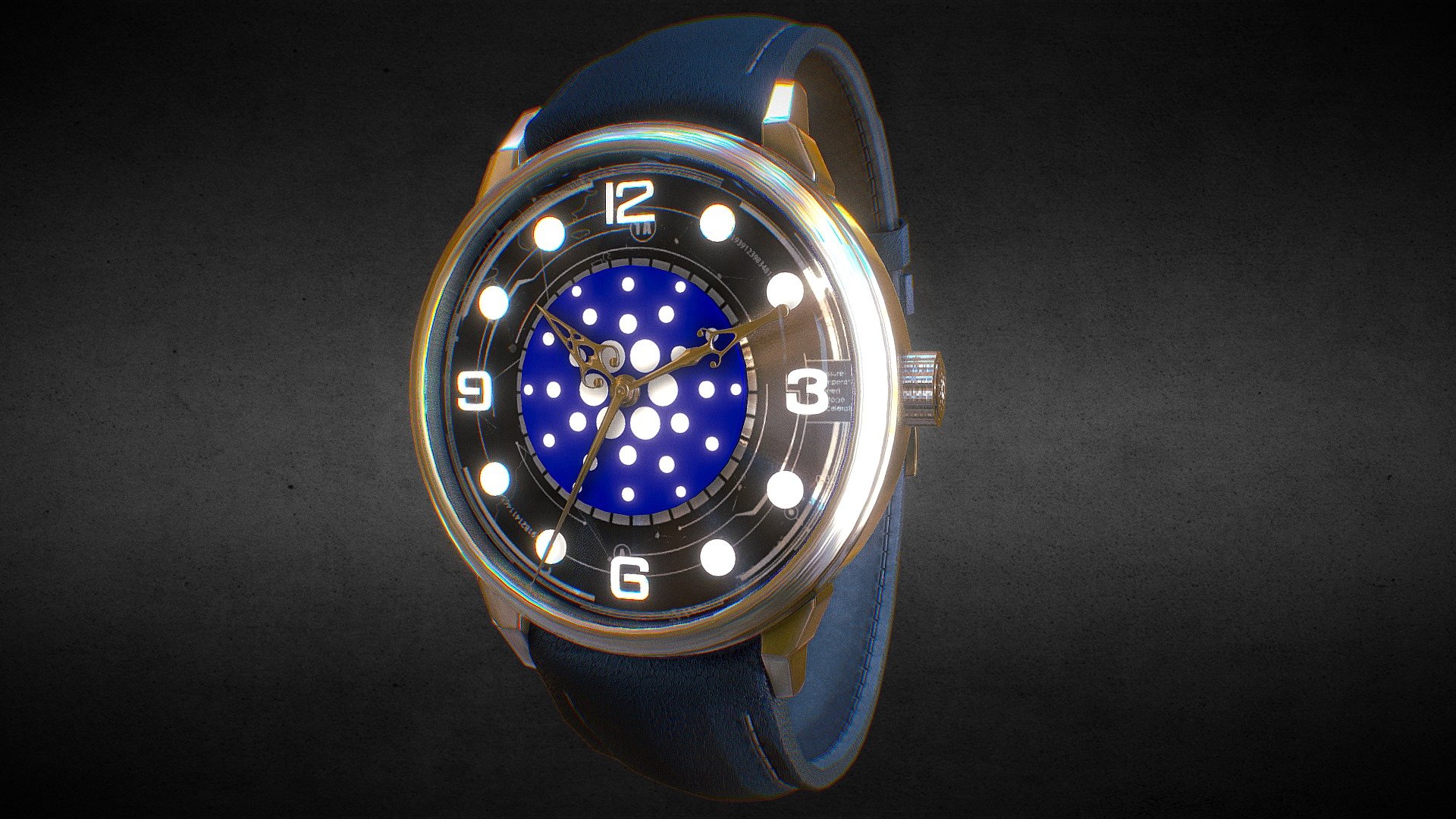 Awesome stainless steel Bitcoin watch.

Currently available for download in FBX format.

3D model developed by AR-Watches 3d model