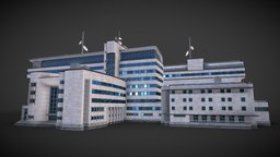 Office Buildings Block office, block, pack, low-poly, asset, game, 3d, pbr, mobile, house, structure, building