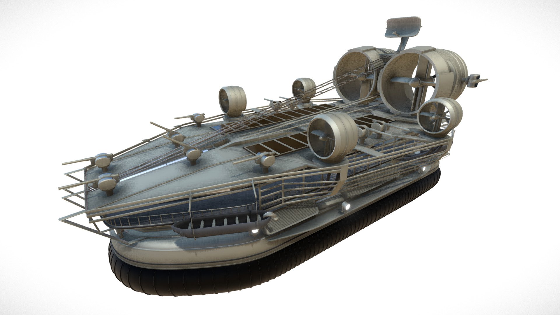 Here is my big hovercraft design which I have modeled, rigged and animated in Blender 2015 for the Watercraft-Challenge on CGTrader.







Time lapse video











 - Big Hovercraft - design (High-Poly) - Download Free 3D model by 3DHaupt (@dennish2010) 3d model