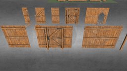Privacy Fence Pack (with damaged sections)