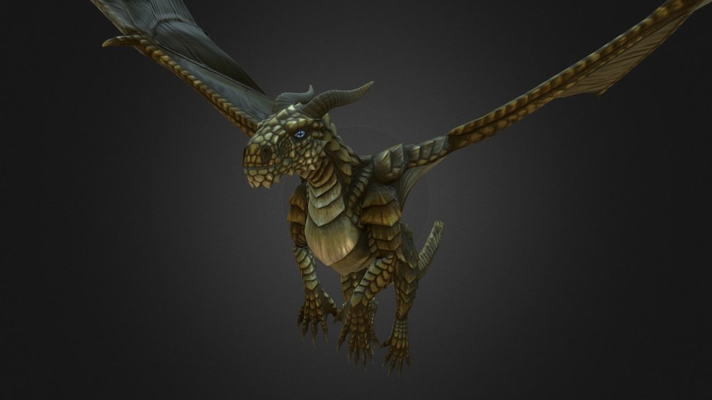 Created in 2012 for a thesis project using ZBrush, XNormal, 3DCoat, Maya, and Photoshop. The guardian dragon has a noble, protective disposition, and specializes in melee based combat 3d model