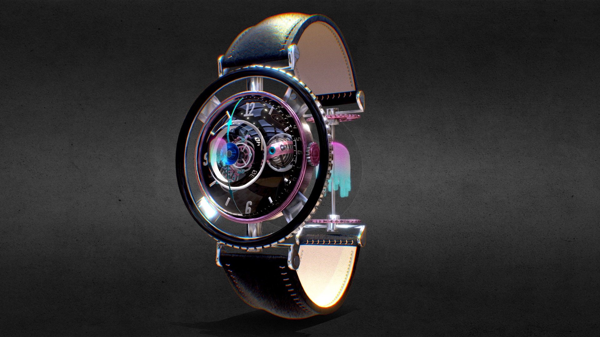 Awersome stainless steel AAVE Coin Watch.

Currently available for download in FBX format.

3D model developed by AR-Watches 3d model