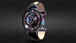 AAVE Coin Watch style, coin, creative, vr, ar, cryptocurrency, nft, nftart