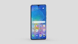 Huawei P30 Pro office, computer, device, pc, laptop, tablet, smart, electronics, equipment, headphone, audio, mockup, smartphone, cellular, android, ios, phone, realistic, cellphone, cheap, earphones, mock-up, render, 3d, mobile, home, screen
