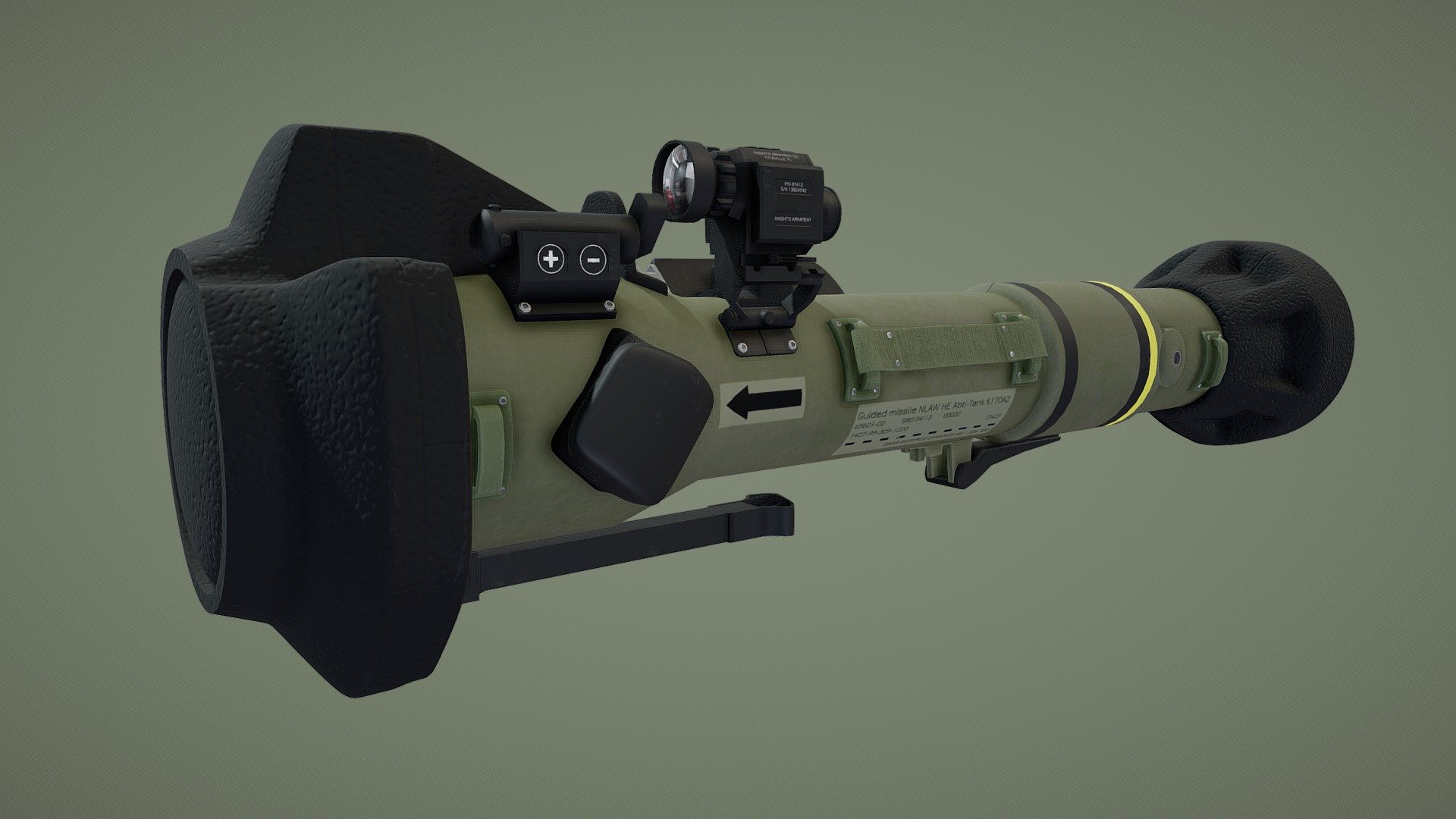 NLAW (Next generation Light Anti-tank Weapon) eliminates even the most advanced tanks. It is best-in-class for dismounted light forces that operate in all environments, including built-up areas 3d model