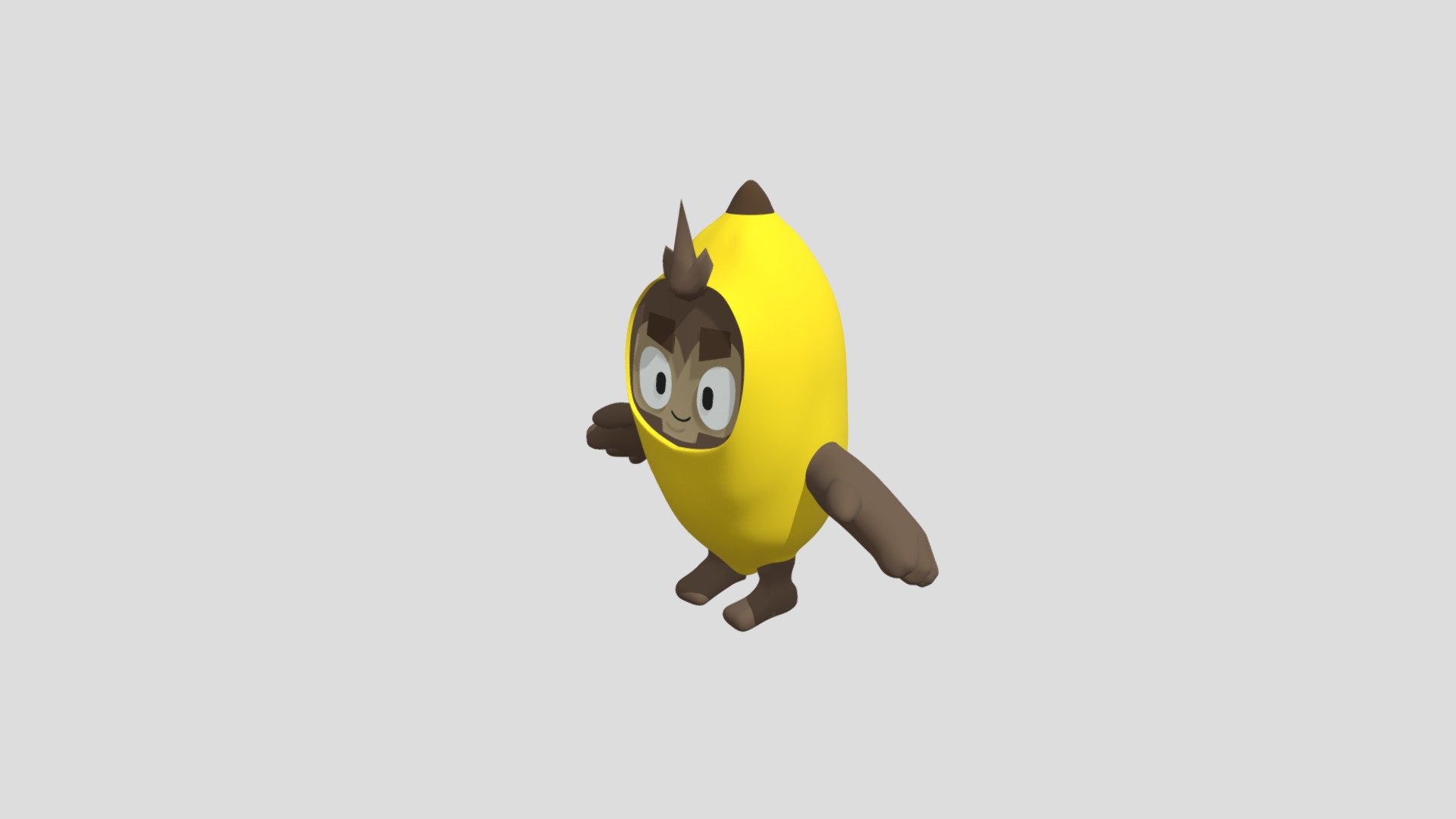 Banana Monkey from &ldquo;Bloons Pop!