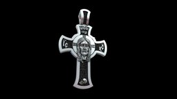 Cross orthodox Jesus Hail Mary cross, jewelry, pendant, silver, jesus, religious, crusifixion