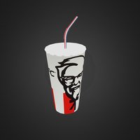 KFC Paper Cup food, agisoft, photogrammetry
