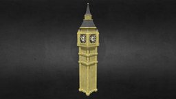 Big Ben tower, london, exterior, clock, landmark, parliament, england, building