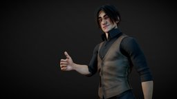 Daniel López Torregrosa personalproject, stylizedcharacter, character, lowpoly, animated, gameready