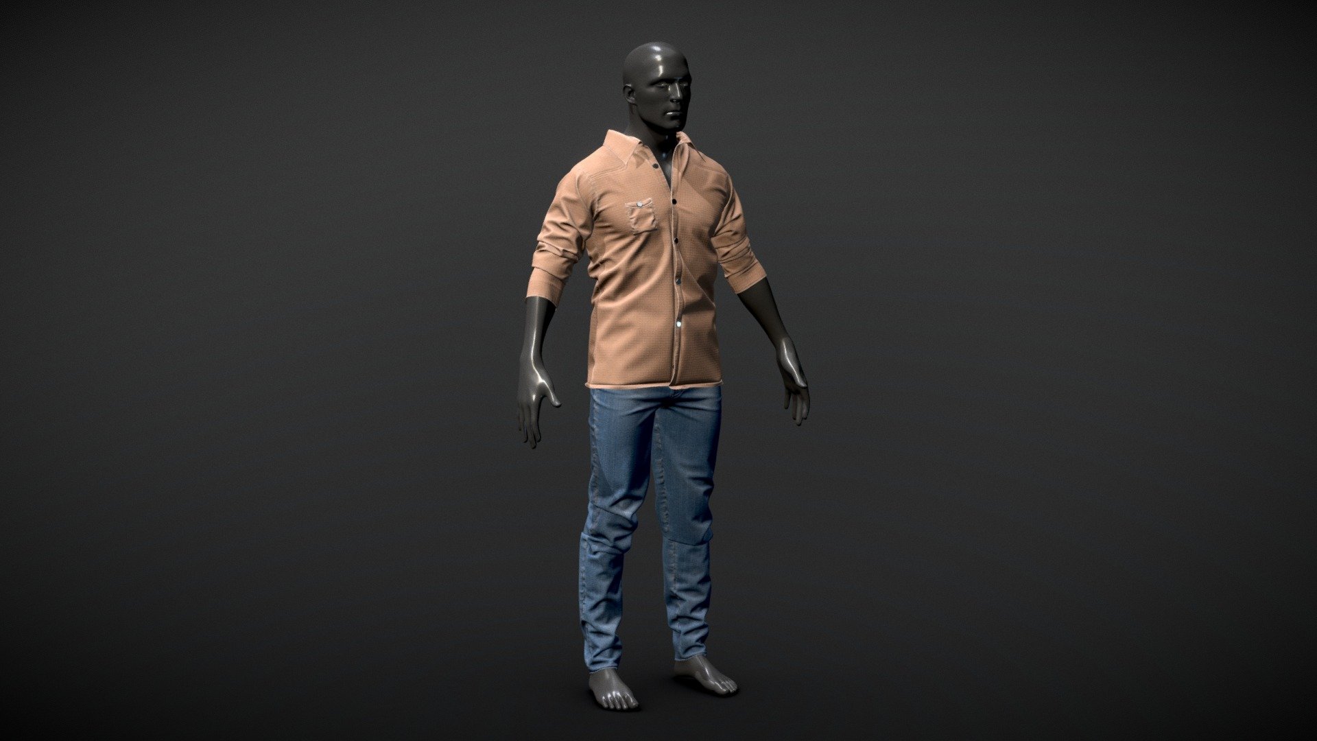 High poly model of men clothes - Men Clothes - Buy Royalty Free 3D model by andriuha_13 3d model
