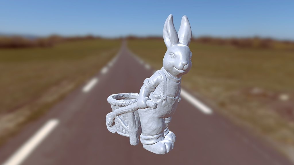 Rabbit (VR) - 3D model by Artec 3D 3d model