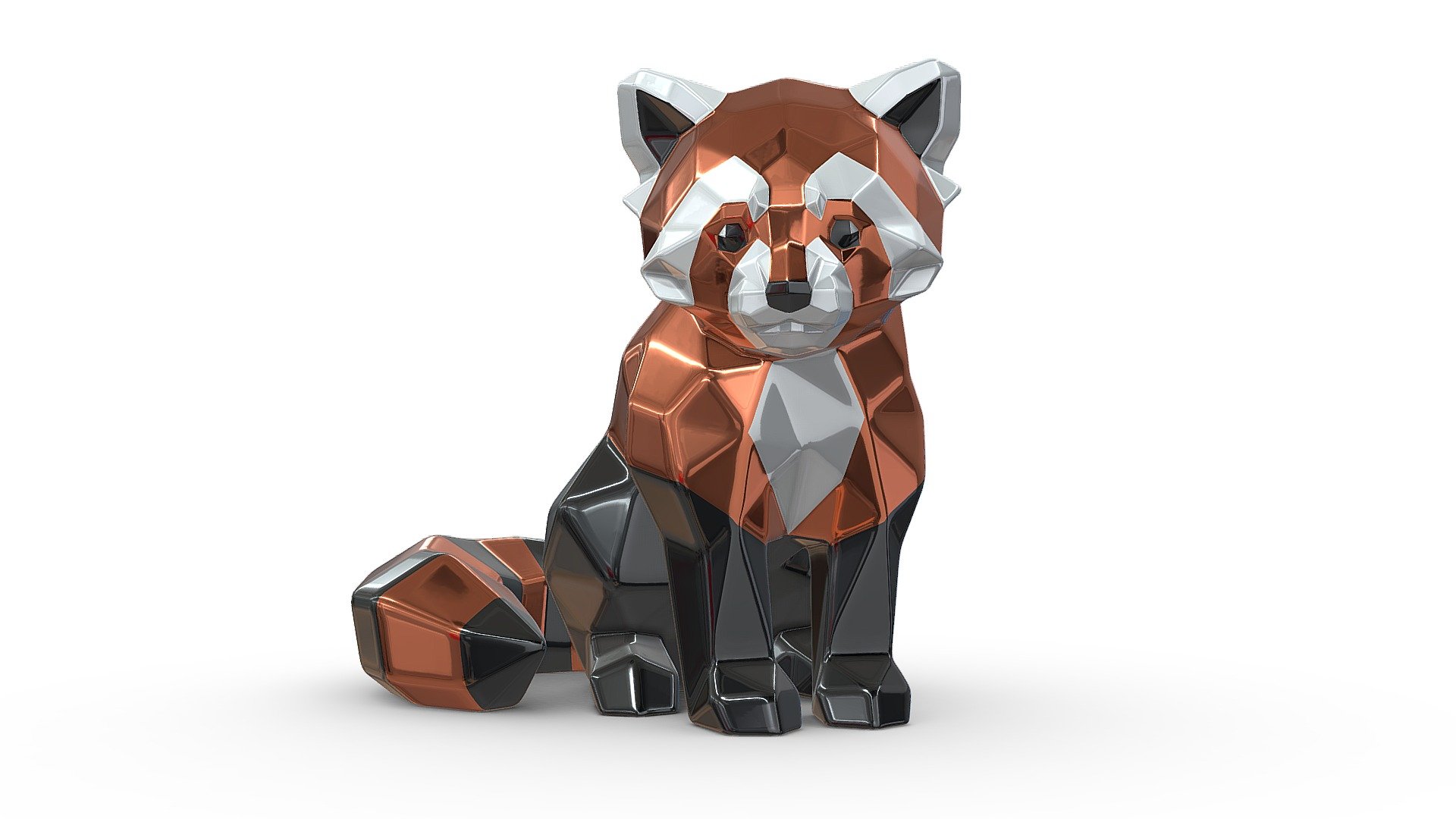 red panda - 3D model by PolyArt (@ivan2020) 3d model