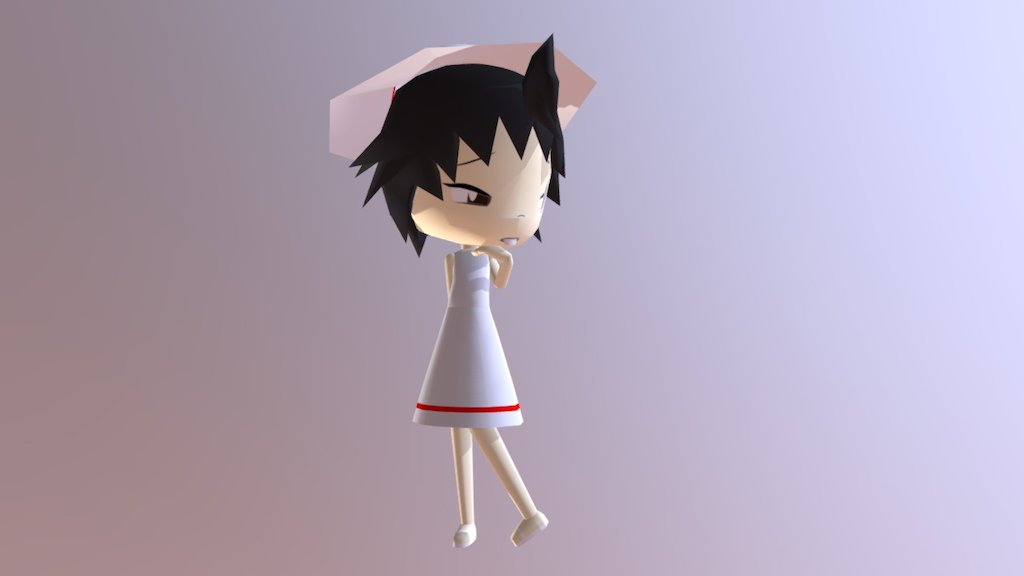 This is Aiko. Here I am practicing more complex poses and facial expressions.

Rendered GIF here: https://nosh59.deviantart.com/art/Shy-Aiko-691915468?ga_submit_new=10%3A1499802544 - Shy Aiko - 3D model by Nosh59 3d model