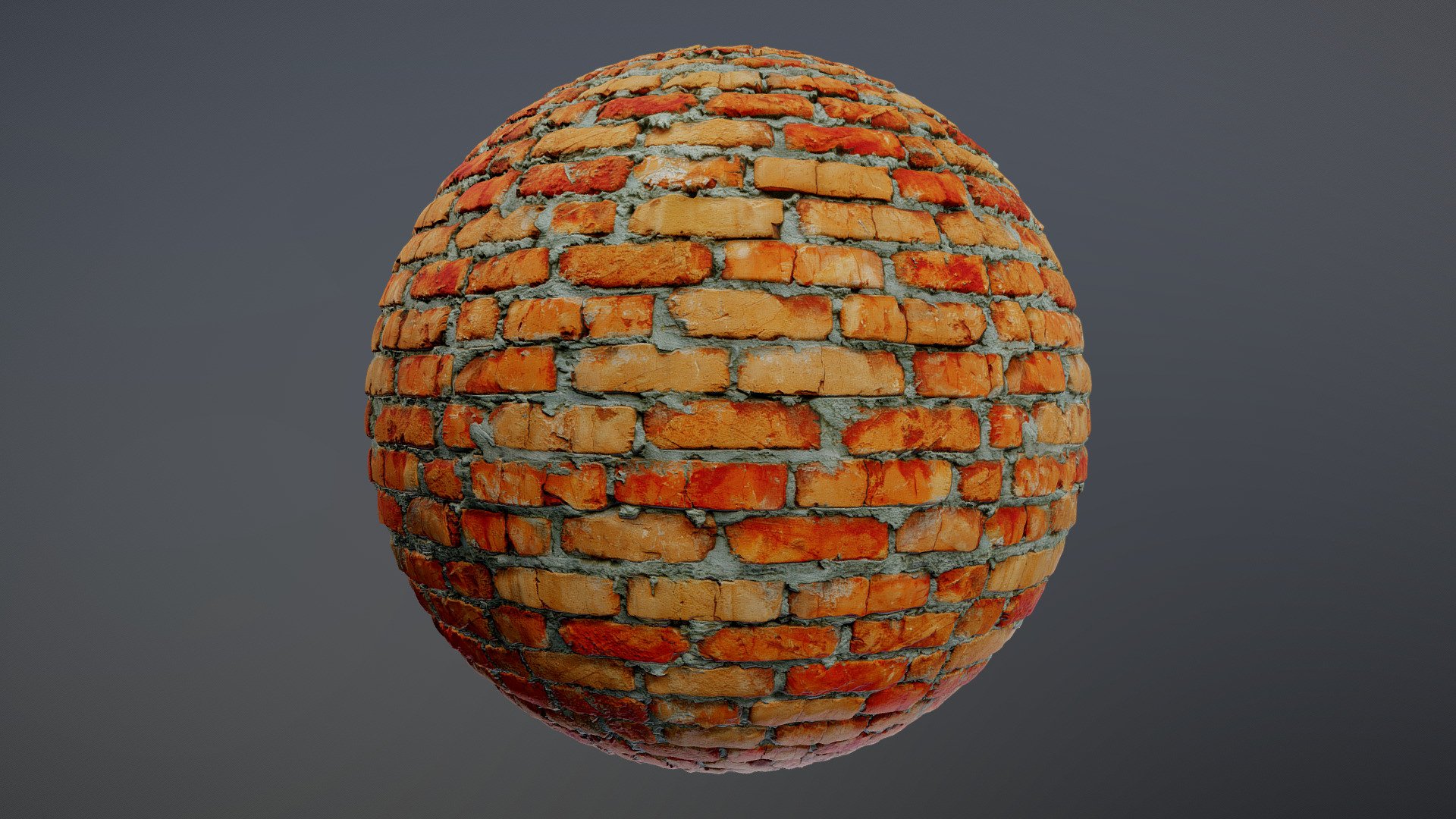 Seamless brick wall texture, PBR 4K - Old Brick Wall PBR Textures - Buy Royalty Free 3D model by romullus 3d model