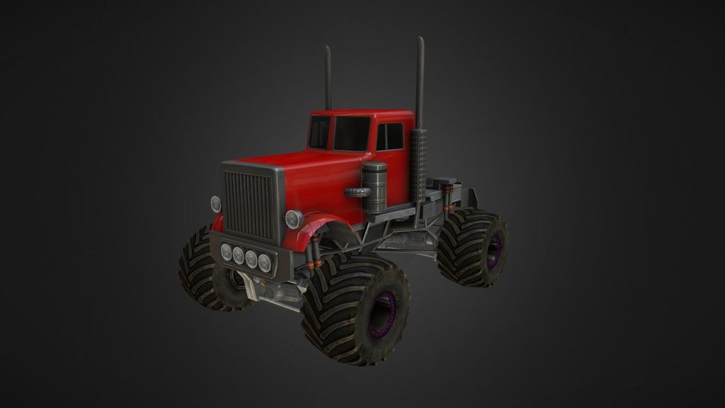 Monster Truck - 3D model by vertexDesign 3d model