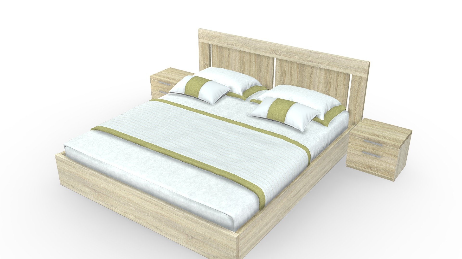 Bed Friya PM - Bed Friya PM - Download Free 3D model by Эльба Мебель (@elba) 3d model