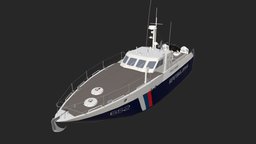 Patrol boat Mongoose 3D model police, project, patrol, mongoose, pskallavik, vehicle, military, sea, boat, 12150
