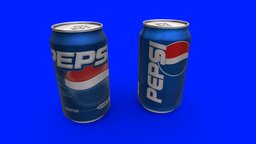 Pair of Pepsi cans