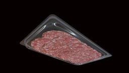Sliced Salami (2) packaging, meat, sandwich, package, pork, sausage, salami, vial, packaging3d, packaging-design