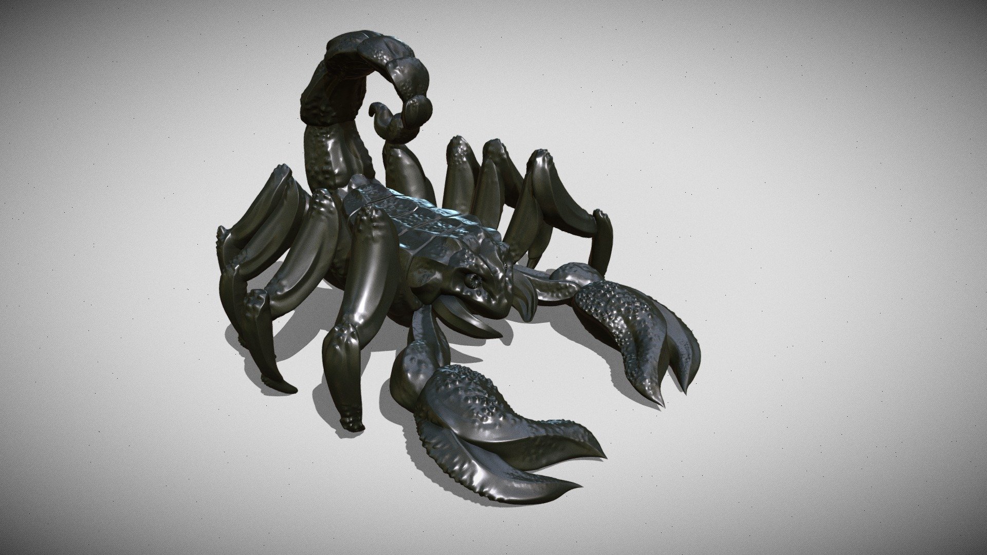 scorpion toy is made in a single element - SCORPION toy - Buy Royalty Free 3D model by spartankaKst 3d model