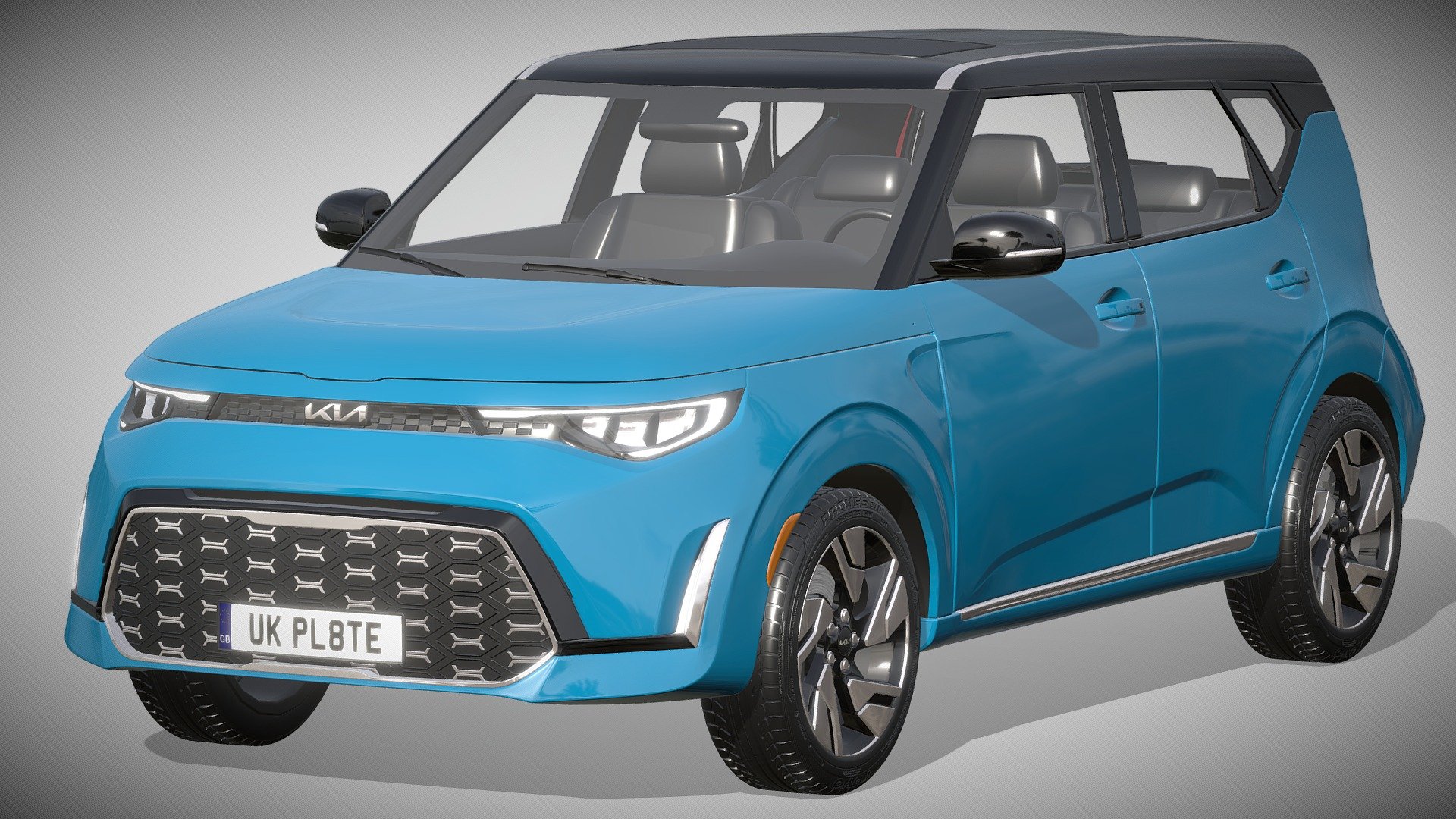 KIA SOUL 2023

https://www.kiamedia.com/us/en/media/pressreleases/18857/new-2023-kia-soul-debuts

Clean geometry Light weight model, yet completely detailed for HI-Res renders. Use for movies, Advertisements or games

Corona render and materials

All textures include in *.rar files

Lighting setup is not included in the file! - KIA SOUL 2023 - Buy Royalty Free 3D model by zifir3d 3d model