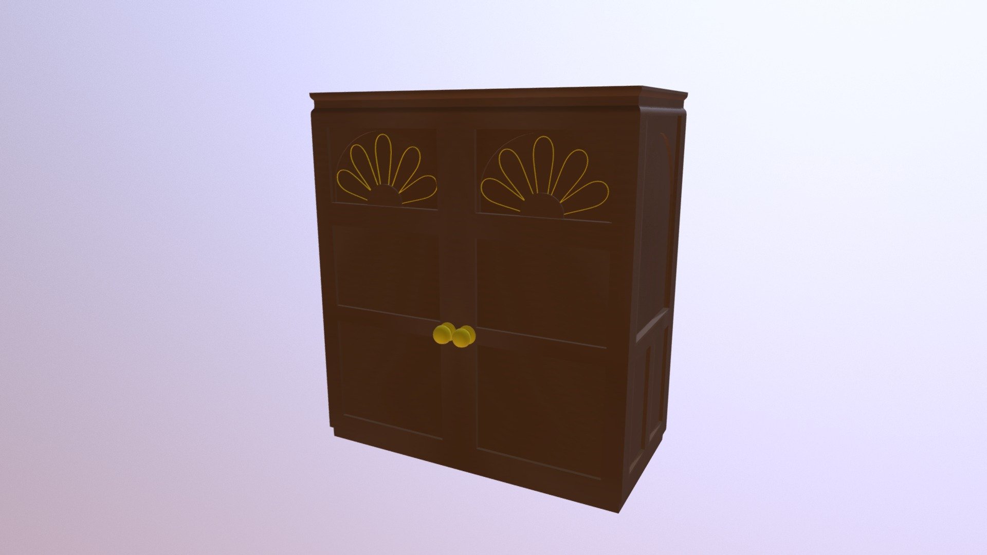 This is the confession box for the church asset pack 3d model