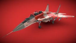 3d modle of mig-35-fighter-jet