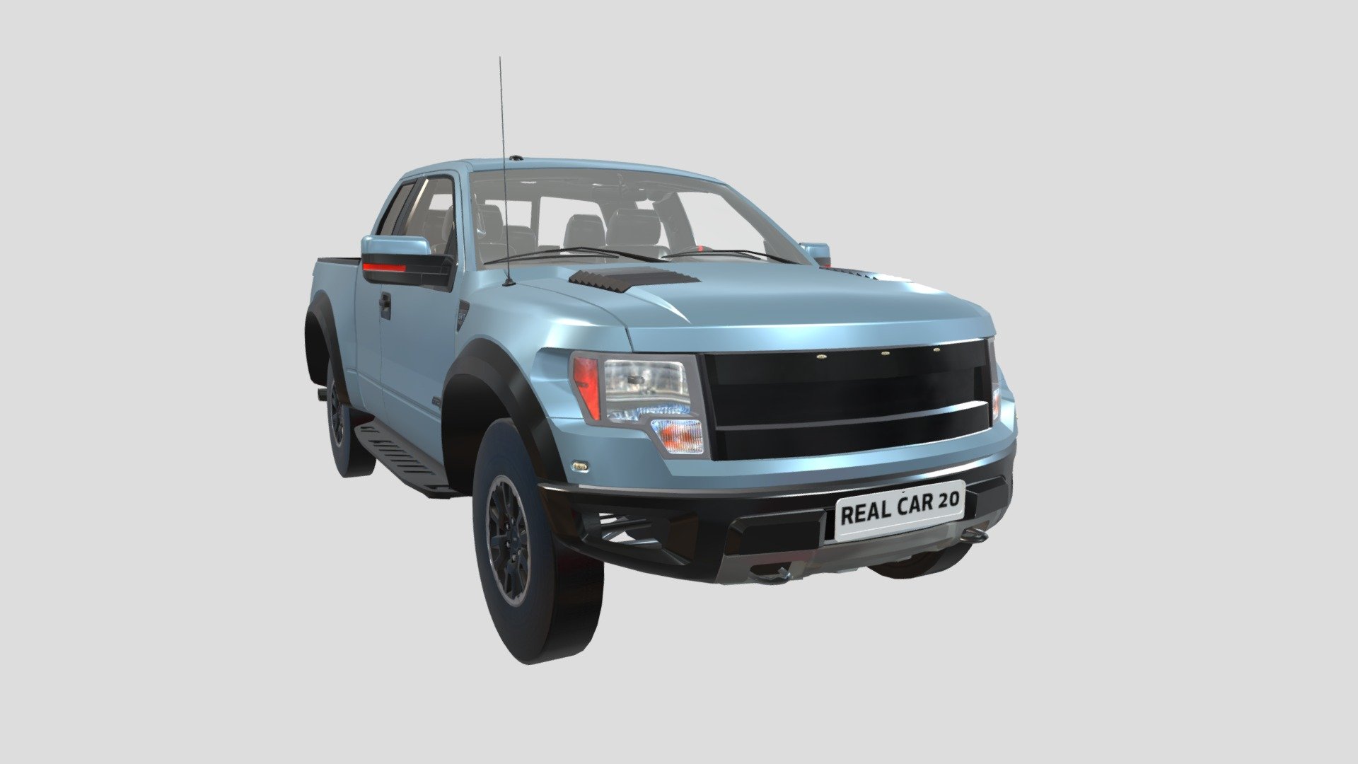 Realistic Car with Interior And Separate Parts - Real Car 20 - 3D model by Maker Games Studios (@MakerGamesStudios) 3d model