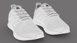 Adidas Runfalcon White Sneaker people, fashion, urban, secondlife, ar, shoes, nike, trainer, woman, footwear, sneaker, adidas, wear, sims, jordan, apparel, streetwear, shoescan, character, man