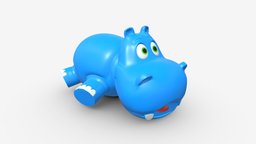 hippo toy kids, hippo, toy, fun, children, child, play, hobby, hippopotamus, animal, blue, plastic