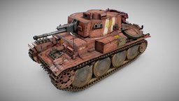 Panzer 38(t) "Old Red" armor, armour, red, ww2, army, german, panzer, tanks, tank, machine, ifv, 38t, vehicle, military