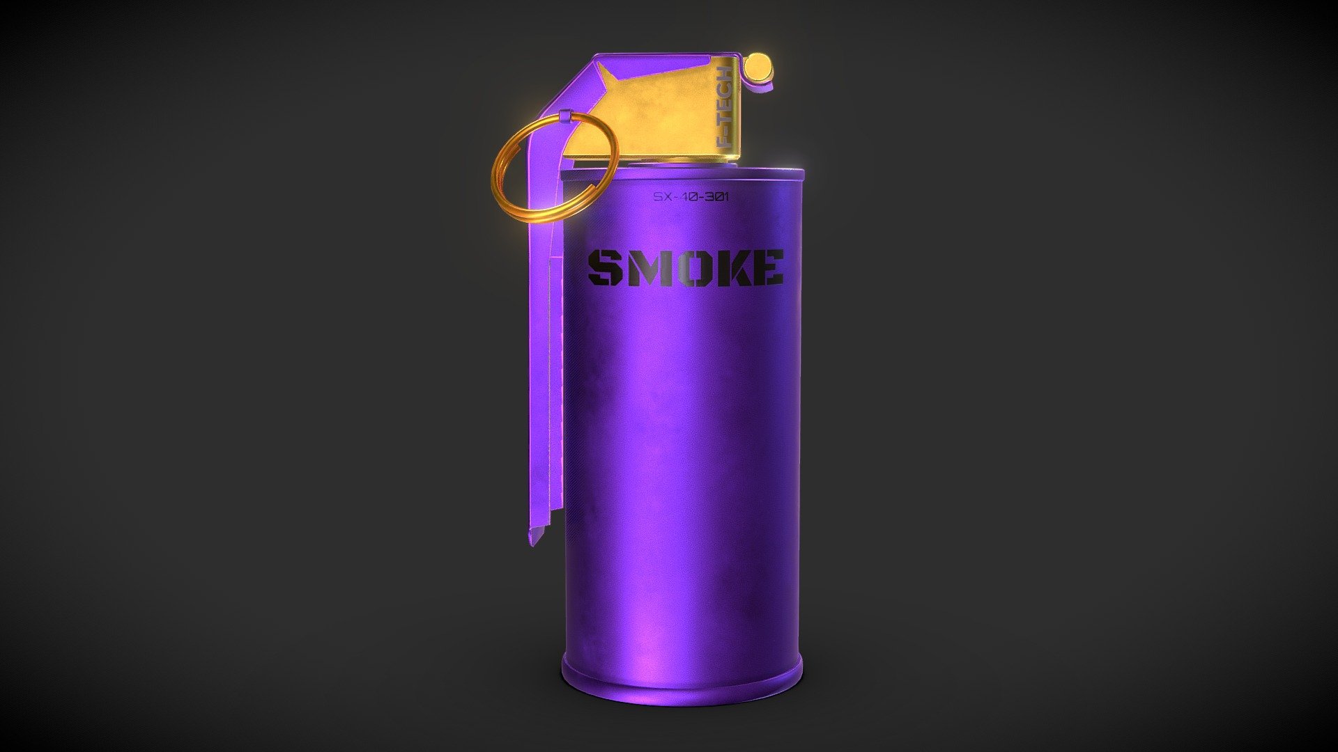 If You’d like more of those DM me at https://www.instagram.com/kj3dx/ - Modern Smoke Grenade V1 - Buy Royalty Free 3D model by KJ (@kj3dx) 3d model