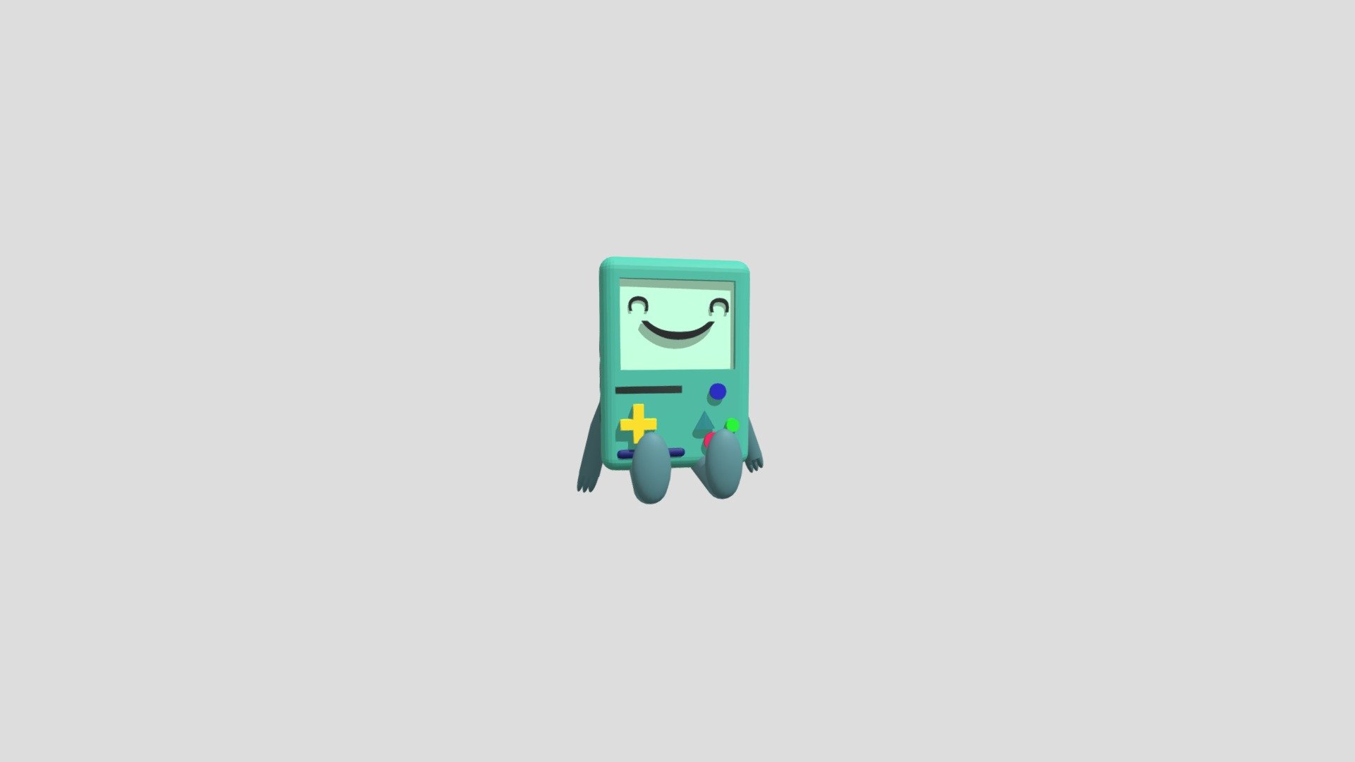 Adventure time BMO sitting 
look at him
he's so happy - AdventureTime BMO - Download Free 3D model by Froes 3d model