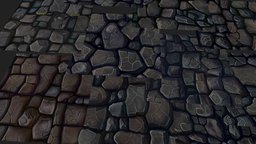 Dungeon & Stone Road 20 TEXTURES, Handpaint #2 castle, rpg, dungeon, rocks, medieval, road, tileable, vilage, game, texture, stone, city, rock, environment