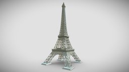 Eiffel Tower tower, paris, eiffel, landmark, blender
