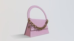 JACQUEMUS Sac Rond Rose bag, rose, pink, purse, handbag, sac, rond, jacquemus