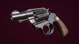 Colt .38 Detective Special revolver, handgun, special, gap, 38, weapon, gun, colt