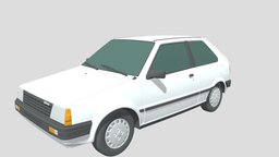 Nissan Micra (K10) (3-Doors) (1982) 1982, nissan, micra, realistic, photoreal, k10, car, 3-door