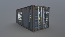 Shipping Container props, shippingcontainer, gameprops, cargocontainer, gameasset, container