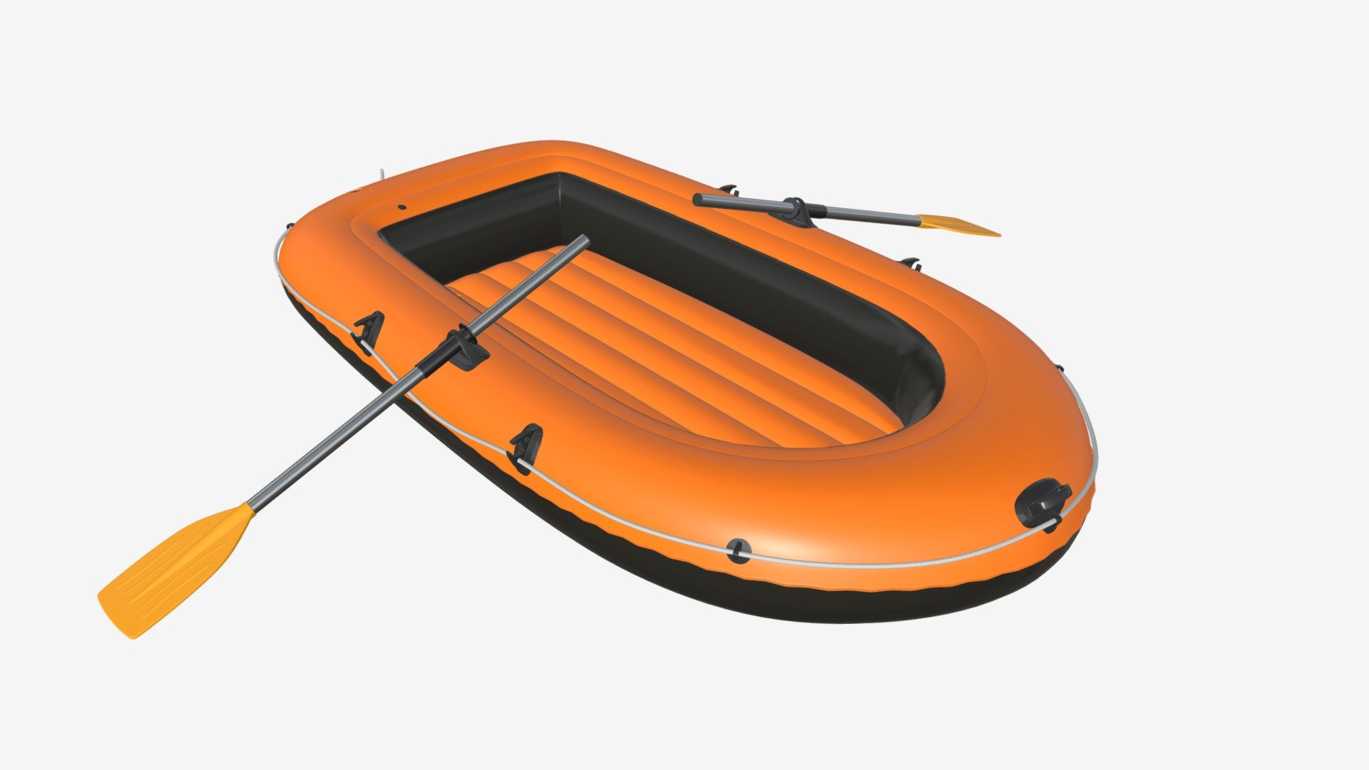 Inflatable boat 04 - Buy Royalty Free 3D model by HQ3DMOD (@AivisAstics) 3d model