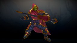 Stylized Orc Male Ranger(Outfit) blood, arrow, rpg, cloth, orc, pose, bow, shooter, shoot, ranger, mmo, rts, archer, outfit, moba, quiver, handpainted, lowpoly, stylized, fantasy, male