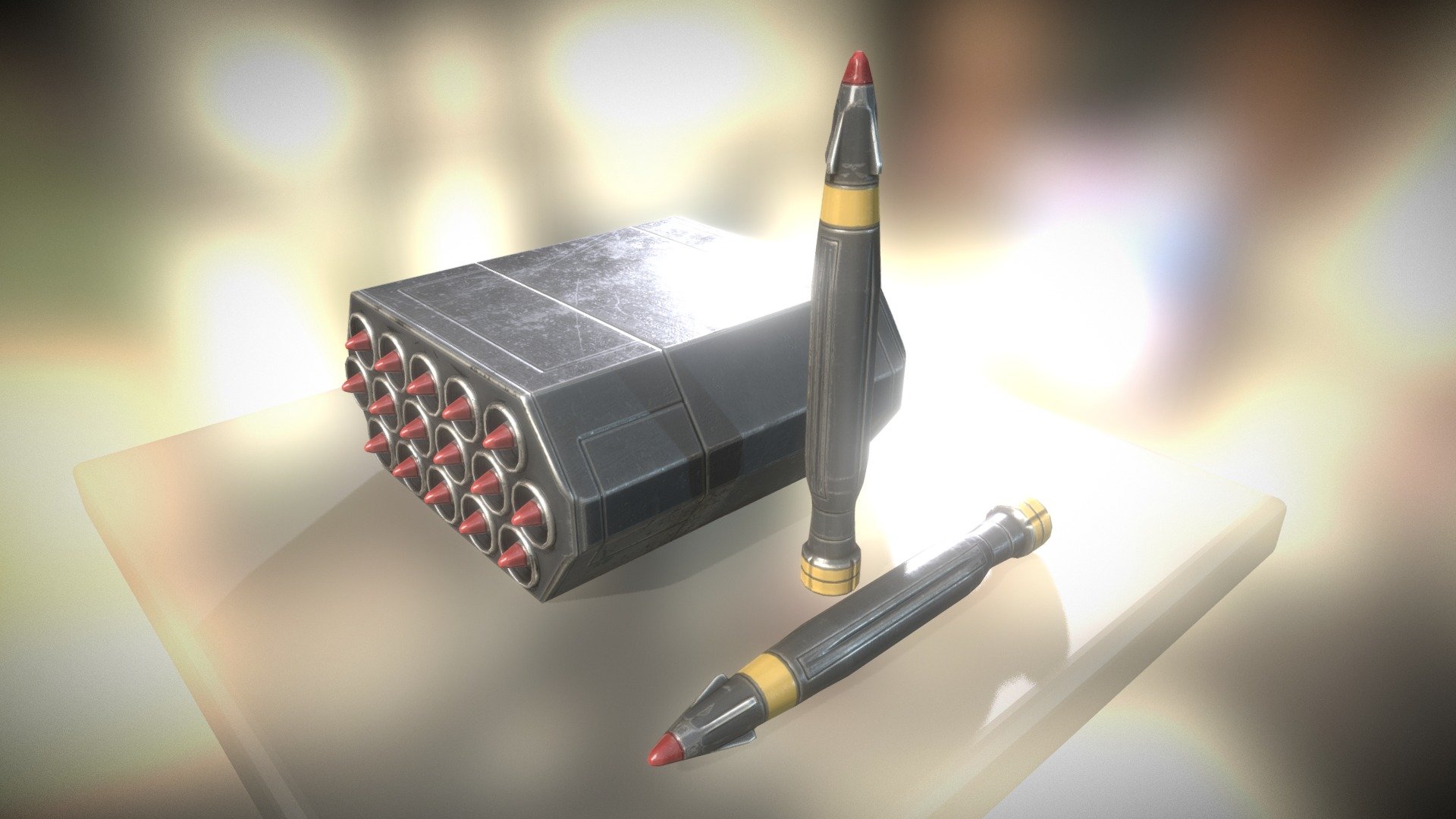 Anti Air Rocket Battery - Anti Air Rocket Battery - Buy Royalty Free 3D model by 3DHaupt (@dennish2010) 3d model