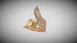 100 Moldovan lei paper, currency, moldova